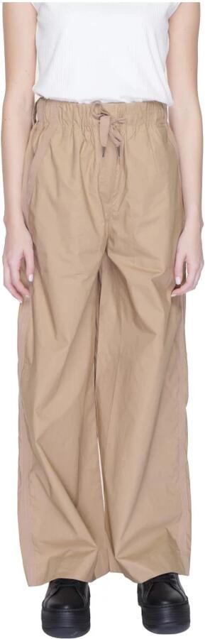 Blauer Katoenen Palazzo Broeken Collectie Beige Dames - Foto 5