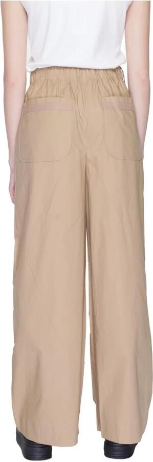 Blauer Katoenen Palazzo Broeken Collectie Beige Dames - Foto 4