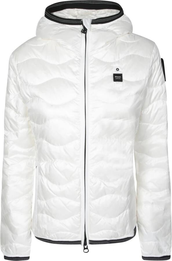 Blauer Lichtgewicht Donsjassen voor Vrouwen White Dames - Foto 5