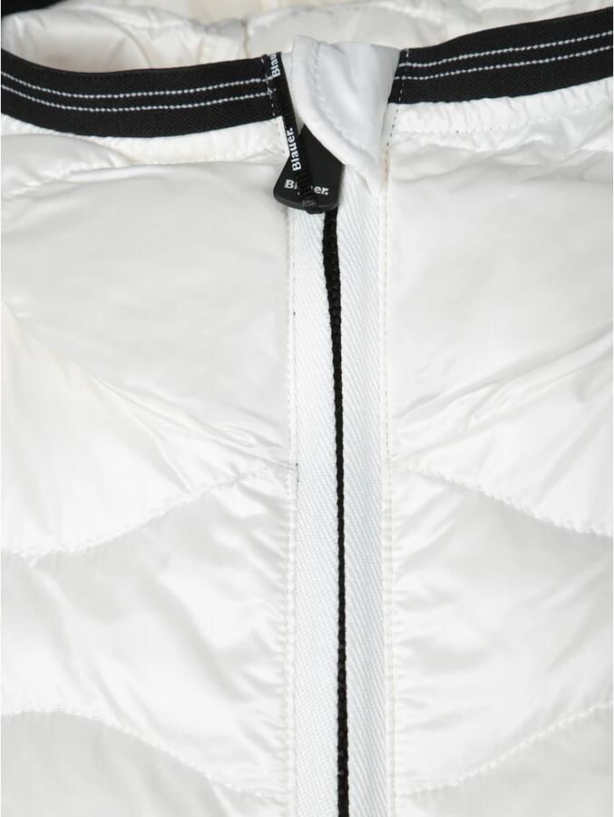 Blauer Lichtgewicht Donsjassen voor Vrouwen White Dames