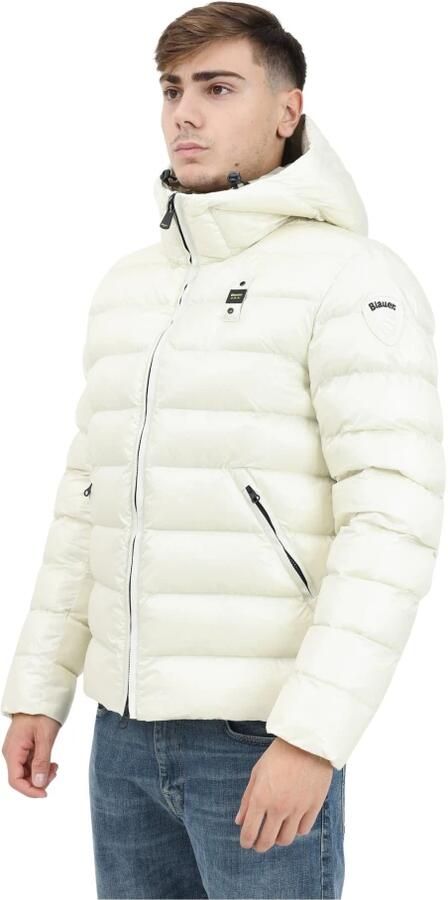 Blauer Usa Regular fit gewatteerd jack met capuchon model 'ADAMS'