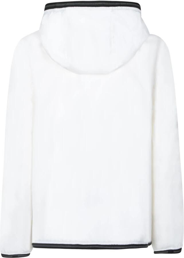 Blauer Nylon Hoodies met Contrasterende Rits White Dames - Foto 3