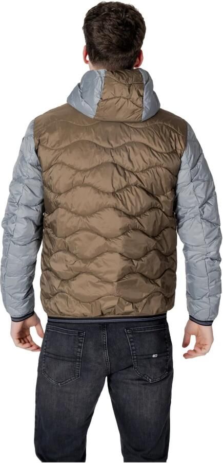 Blauer Zwarte Hoodie met Rits en Zakken Multicolor Heren - Foto 2