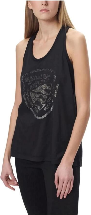 Blauer Dames Tanktop Lente Zomer Collectie Black Dames - Foto 2