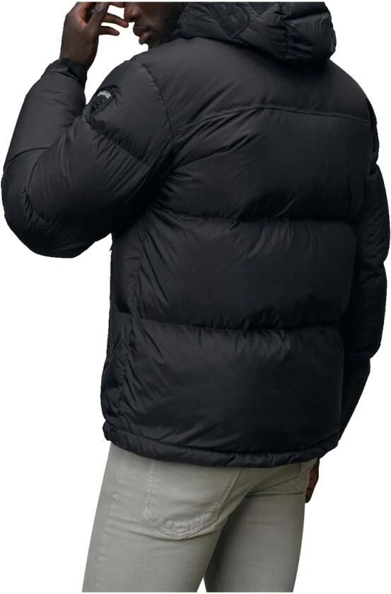 Blauer Zwarte Hoodie met Rits voor Mannen Black Heren - Foto 2