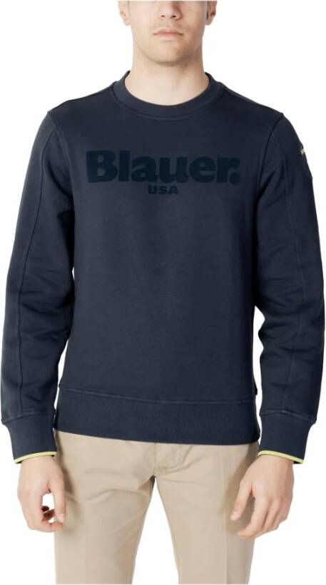 Blauer Comfortabele en stijlvolle trui zonder capuchon Blauw Heren