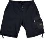 Blauer Casual Shorts Zwart Heren - Thumbnail 1