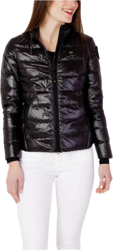 Blauer Donsjack Zwart Dames