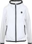 Blauer Nylon Hoodies met Contrasterende Rits White - Thumbnail 1