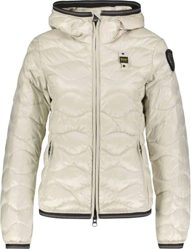 Blauer Omlaag jas Beige Dames