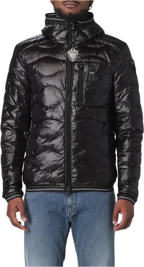 Blauer Premium Gevoerde Jas Zwart Heren