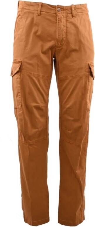 Blauer Rechte broek Oranje Heren