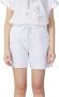 Blauer Witte Katoenen Shorts met Kant Sluiting White Dames - Thumbnail 1