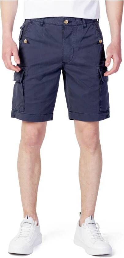 Blauer Stijlvolle Bermuda Shorts voor Heren Blauw Heren