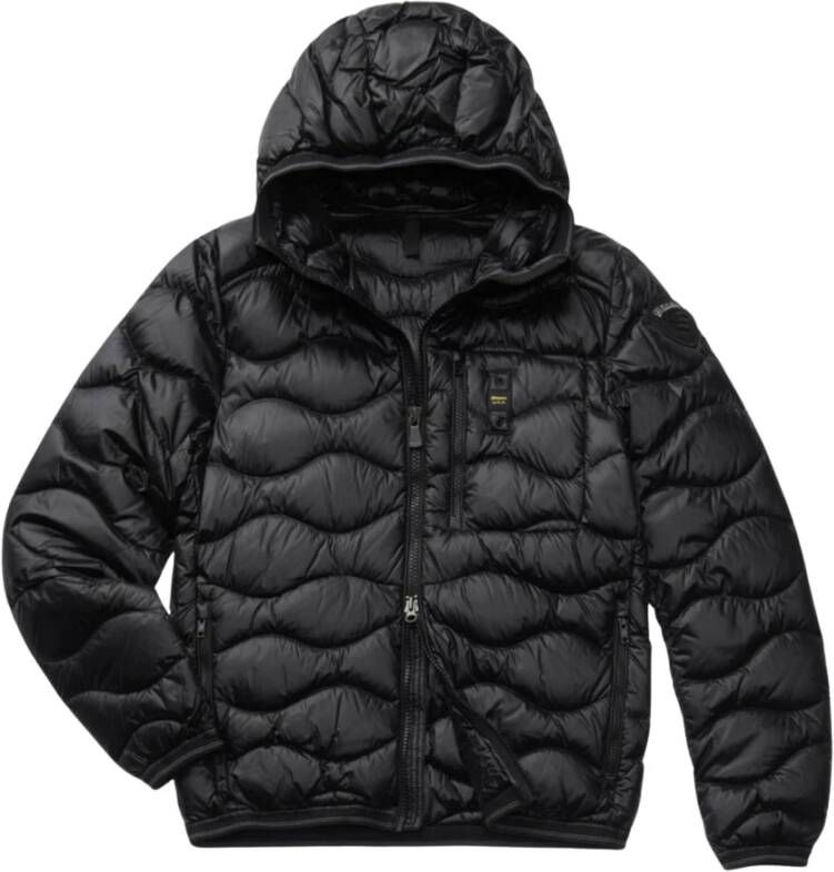 Blauer Terence Down Jacket Black Regular Fit Zwart Heren