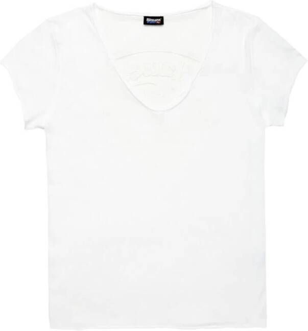 Blauer T-shirt 18SblDH02367 4978 100 Wit Heren