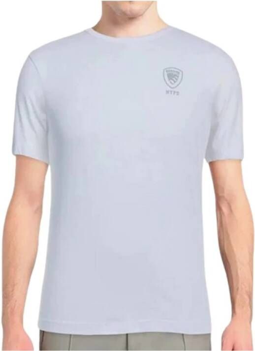 Blauer T-Shirts White Heren