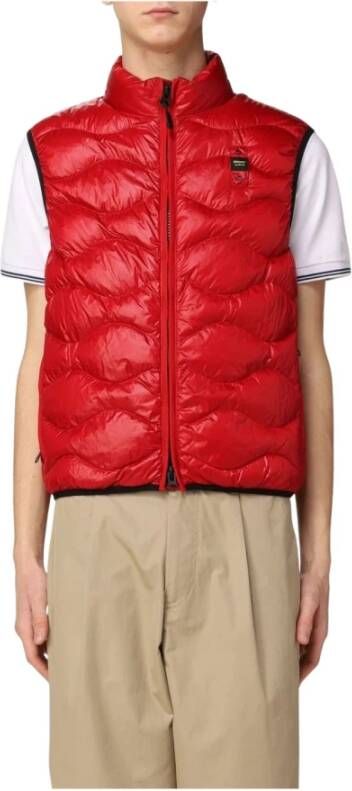 Blauer Vest Rood Heren