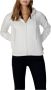 Blauer Wit Hooded Sweatshirt met Rits White Dames - Thumbnail 1