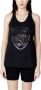 Blauer T-shirt Korte Mouw LOGO PAILLETTES 23SBLDH03408-005707 - Thumbnail 1