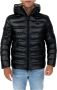 Blauer Zwarte Heren Donsjas met Sorona Technologie Black Heren - Thumbnail 9
