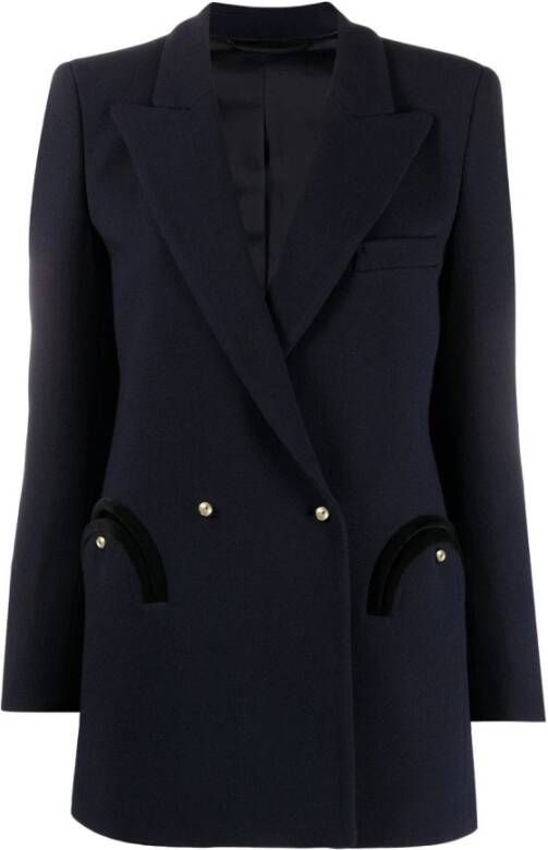 Blazé Milano Dubbelrijige blazer Blue Dames