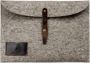 Bleu de Chauffe Misha Laptop Sleeve Natuurlijk Leer Gray Unisex - Thumbnail 1