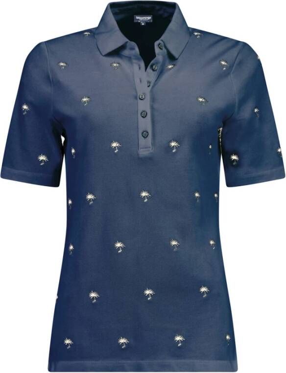 Bloomings Polo Shirt Blauw Dames