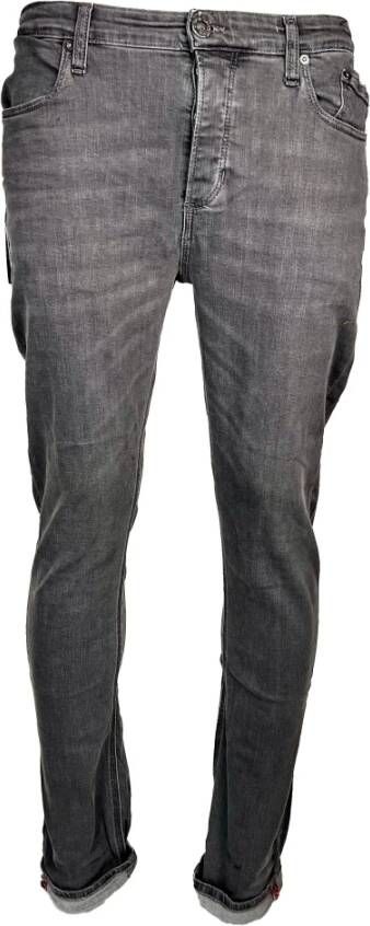 Blue de Gênes Slim-fit Jeans Blauw Heren