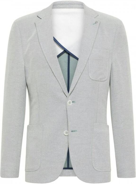 Blue Industry Blazers Grijs Heren