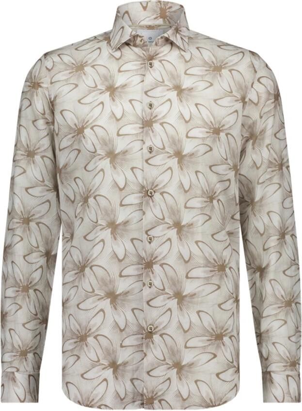 Blue Industry Beige Casual Bedrukt Overhemd met Lange Mouwen Multicolor Heren - Foto 3