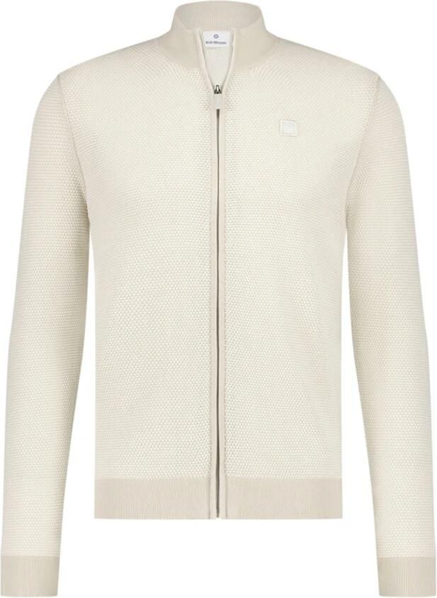 Blue Industry Beige Heren Vest met Rits Beige Heren