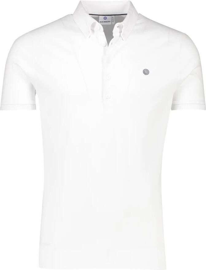 Blue Industry Wit Poloshirt korte mouw White Heren