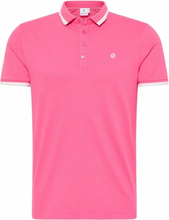 Blue Industry Polo Roze Heren