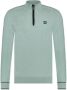Blue Industry Groene Katoenen Slim Fit Trui Groen Heren - Thumbnail 1