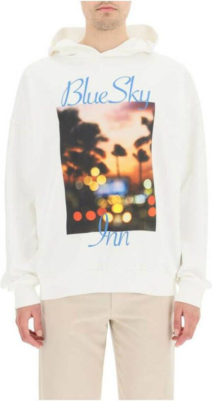 Blue Sky Inn Hoodie White Heren