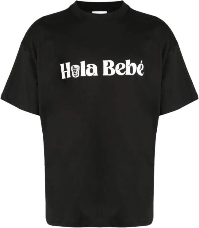 Blue Sky Inn Organisch Katoenen Hola Bebé T-Shirt S Zwart Heren