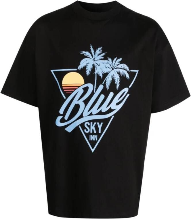 Blue Sky Inn T-Shirts Zwart Heren