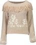 Blugirl Beige Trui met Lange Mouwen en Hoge Hals Beige Dames - Thumbnail 3