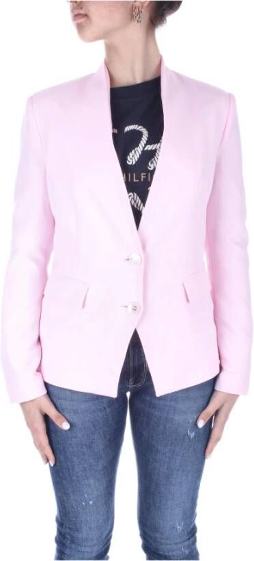 Blugirl Blazerjas Roze Dames - Foto 4