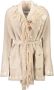 Blugirl Beige Cardigan met Lange Mouwen Beige Dames - Thumbnail 1