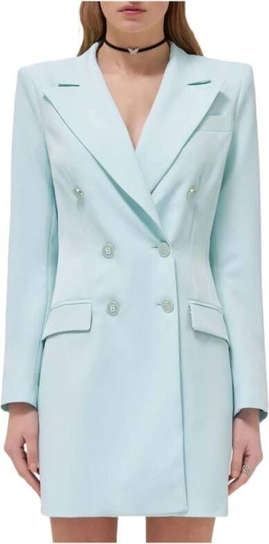 Blugirl Double-Breasted Coats Blauw Dames