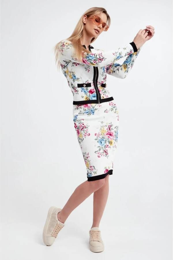 Blugirl Midi Skirts White Dames