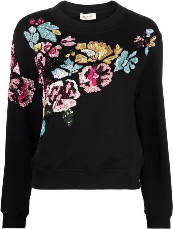 Blugirl Ronde hals gekweek Zwart Dames