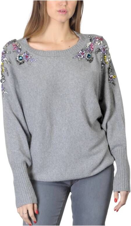Blugirl Round-neck Knitwear Grijs Dames