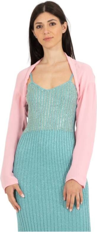 Blugirl Round-neck Knitwear Roze Dames