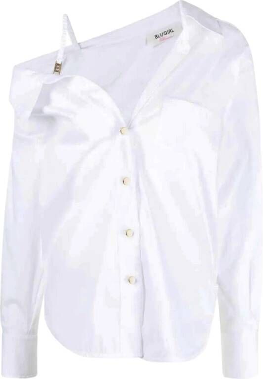 Blugirl Stijlvolle Damesoverhemden Collectie White Dames