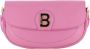 Blumarine Leren Dames Schoudertas Magnetische Knoop Pink Dames - Thumbnail 4