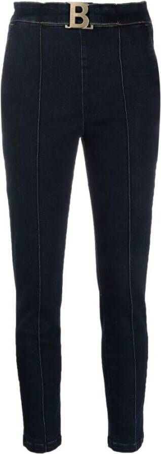 Blugirl Slim-fit jeans Blauw Dames