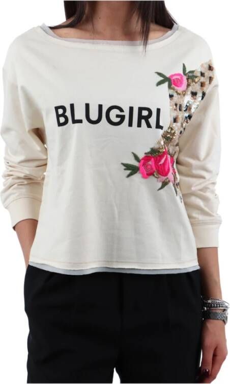 Blugirl Sweatshirts White Dames
